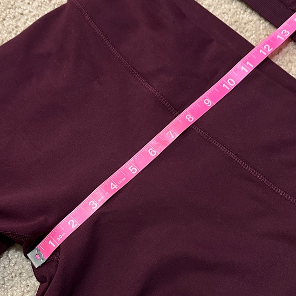 Fabletics Dash Seamless Bra II & Define Powerhold High-Waisted Leggings Burgundy - Picture 4 of 12